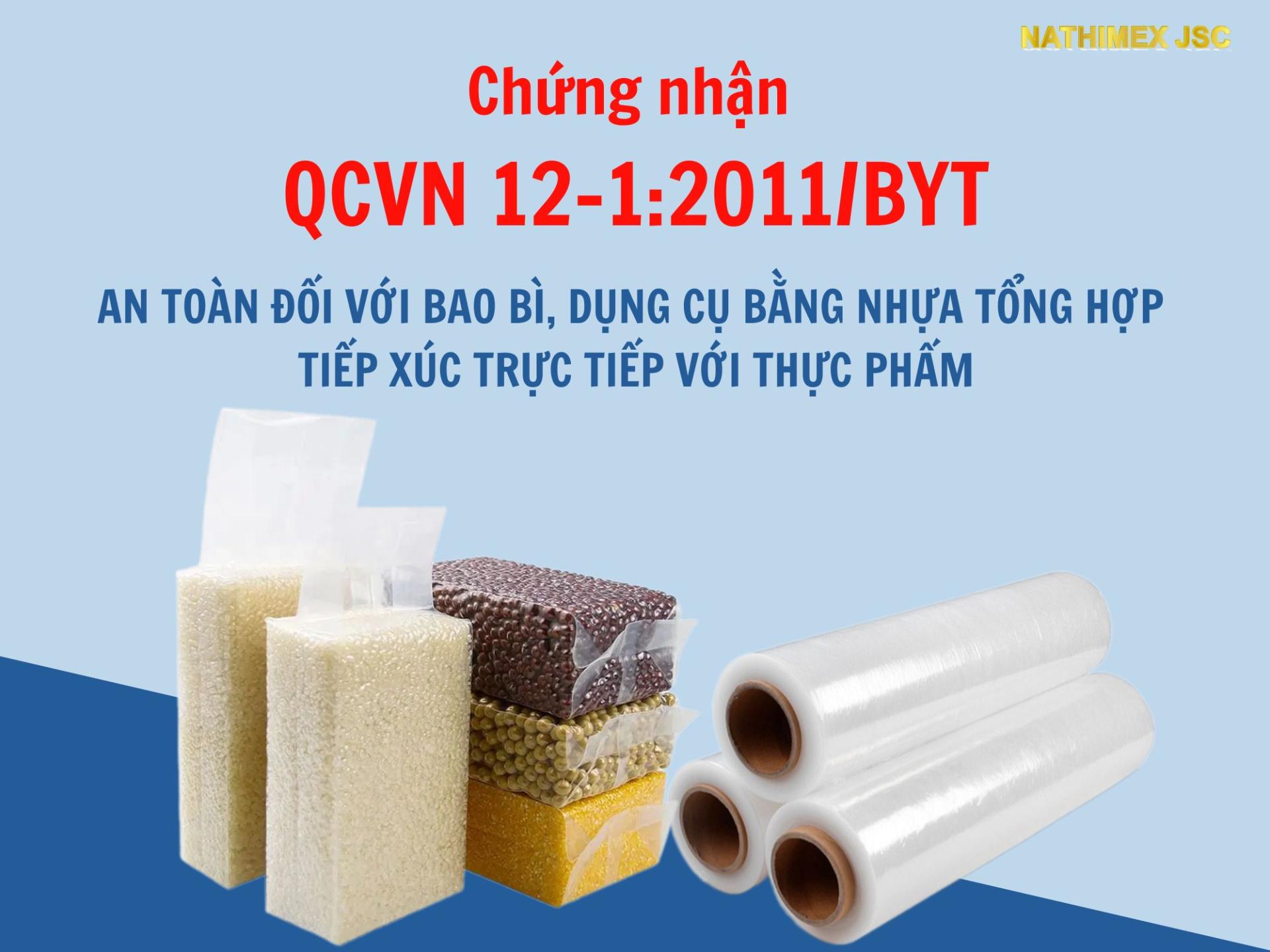QCVN12-1:2011/BYT cung cấp bao bì